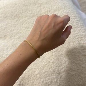 Missoma | Lucy Williams square snake chain gold